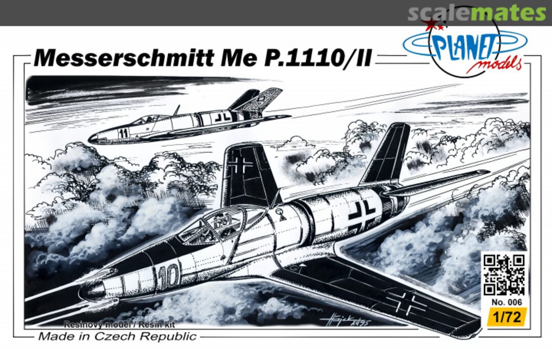 Boxart Messerschmitt Me P.1110/II PLT006 Planet Models Boxart Messerschmitt Me P.1110/II PLT006 Planet Models