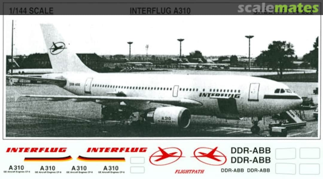 Boxart Airbus A310-304 FP44-289 Flightpath Decals