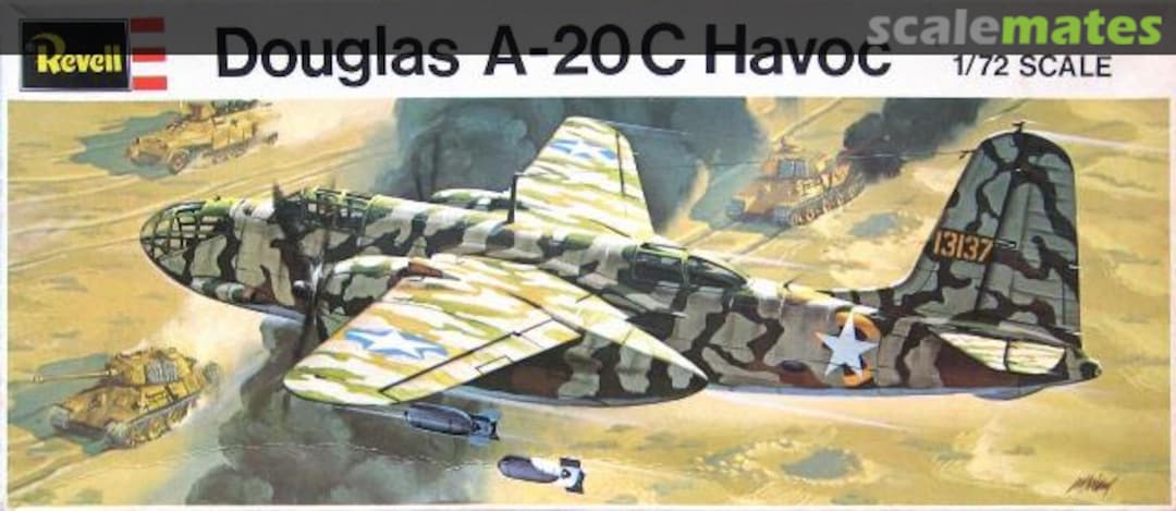Boxart Douglas A-20 C Havoc H-115-3800 Revell Boxart Douglas A-20 C Havoc H-115-3800 Revell