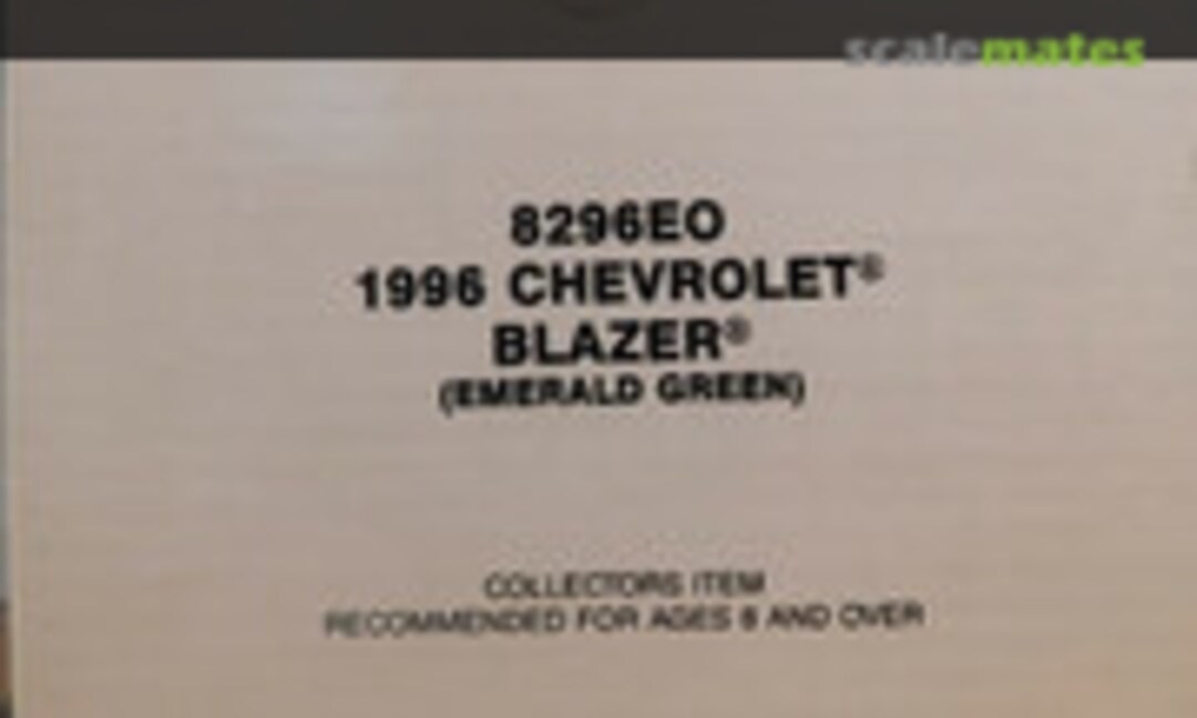 1:25 1996 Chevrolet Blazer (AMT/ERTL 8296EO)