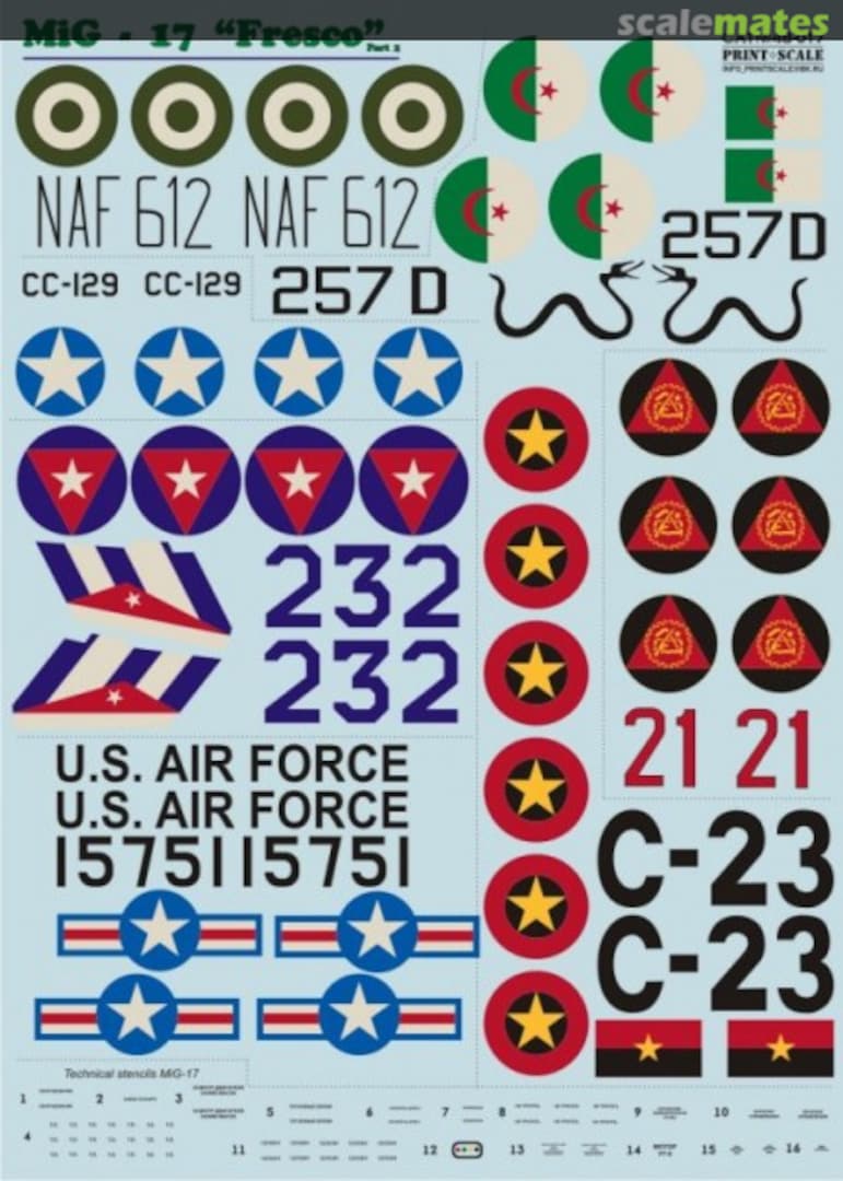 Boxart MiG-17 "Fresco" 48-017 Print Scale Boxart MiG-17 "Fresco" 48-017 Print Scale