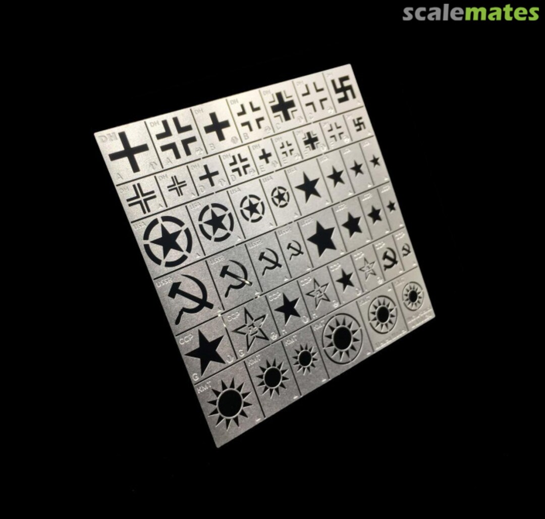 Boxart WWII AFV General Use Stenciling Templates FG-AJ0024 Alexen Model Boxart WWII AFV General Use Stenciling Templates FG-AJ0024 Alexen Model