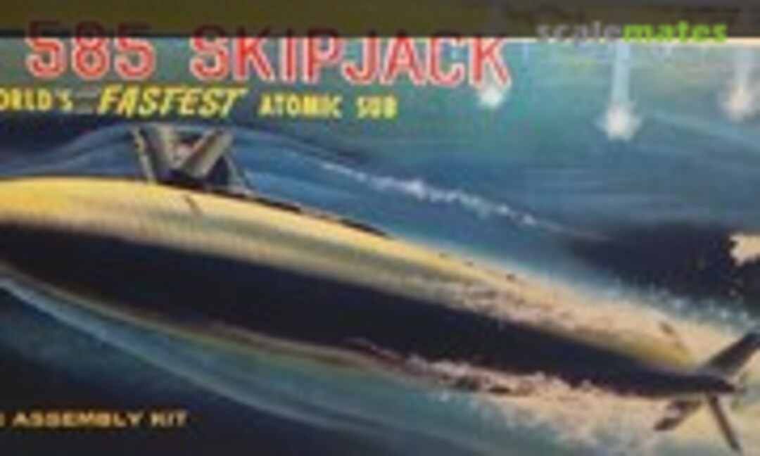 1:228 SSN 585 Skipjack (Playcraft Aurora 711)