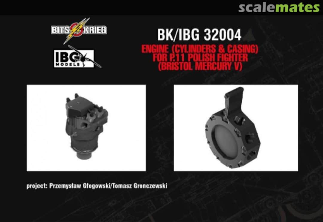 Boxart Bristol Mercury V for PZL P.11 BK/IBG 32004 BitsKrieg Boxart Bristol Mercury V for PZL P.11 BK/IBG 32004 BitsKrieg