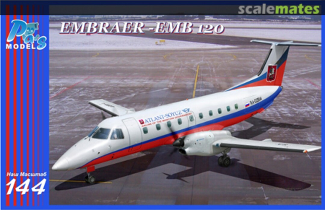 Boxart Embraer EMB-120 PM14411 PAS-Models Boxart Embraer EMB-120 PM14411 PAS-Models