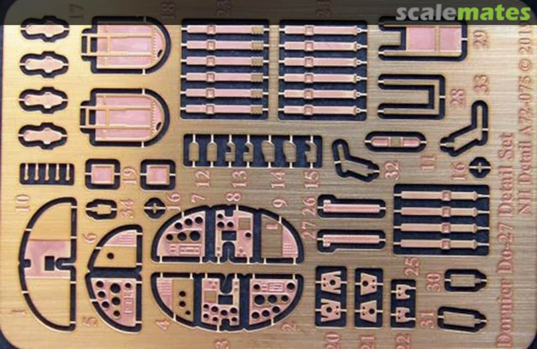 Boxart Dornier Do-27 detail set A72-075 NH Detail Boxart Dornier Do-27 detail set A72-075 NH Detail