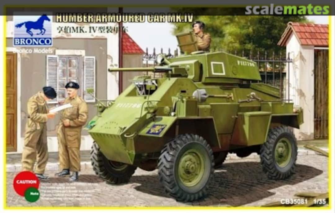 Boxart Humber Armoured Car Mk.IV CB35081 Bronco Boxart Humber Armoured Car Mk.IV CB35081 Bronco