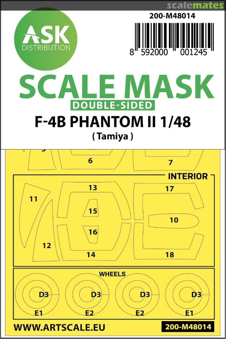 Boxart F-4B Phantom II 200-M48014 ASK Boxart F-4B Phantom II 200-M48014 ASK