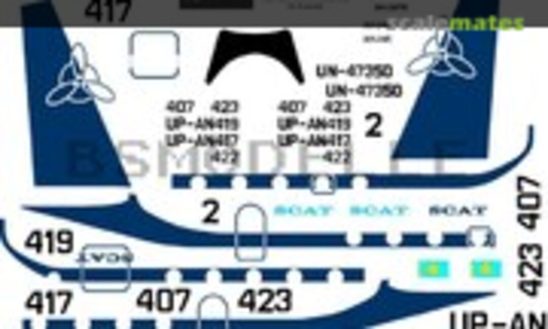 1:72 Antonov An-24 SCAT decals (BSmodelle BSM72055) BSM72055