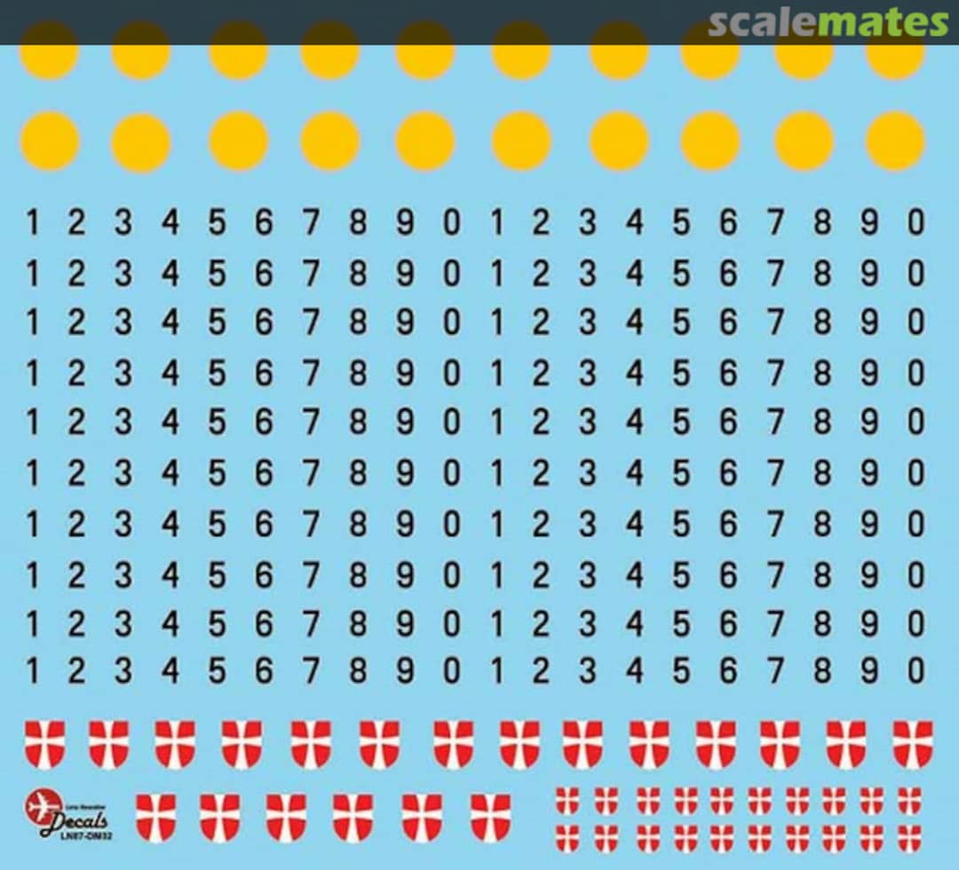 Boxart Danish military flag and weight signs LN72--DM02 Lima November Decals Boxart Danish military flag and weight signs LN72--DM02 Lima November Decals