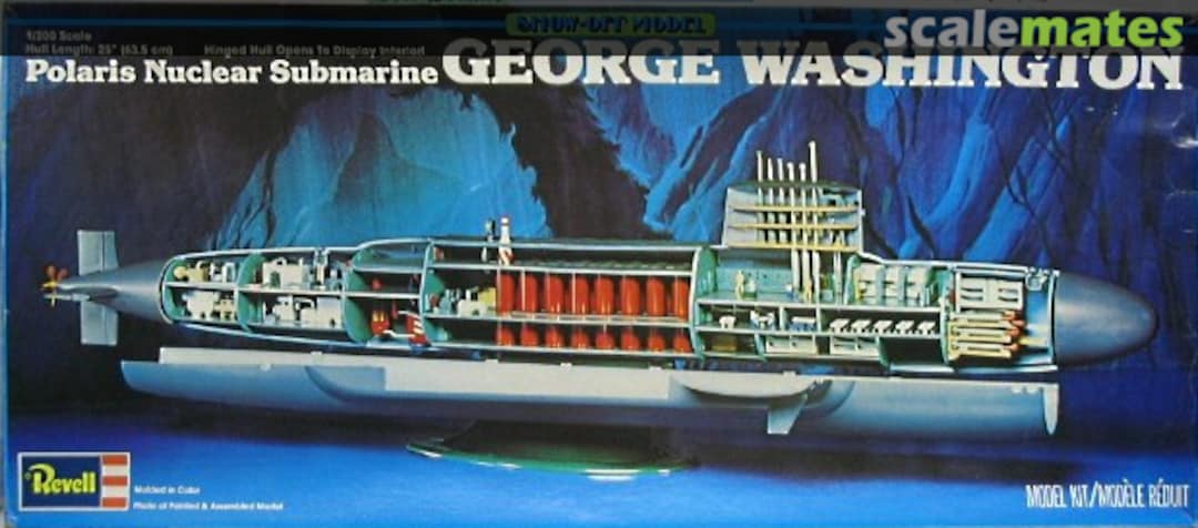 Boxart Polaris Nuclear Submarine George Washington H521 Revell