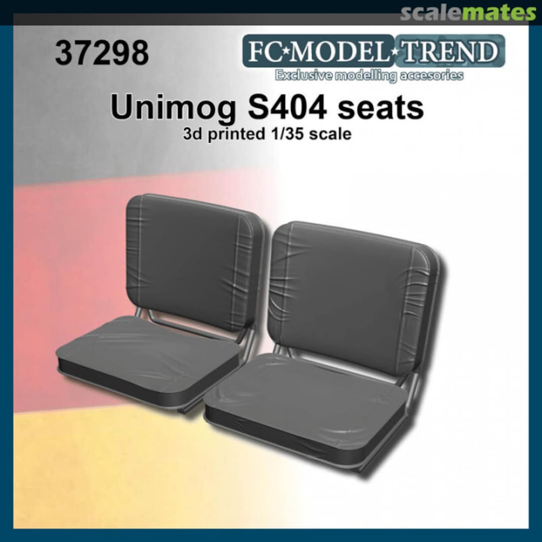 Boxart Unimog S404 - Seats (3D-printed) 37298 FC Model Trend Boxart Unimog S404 - Seats (3D-printed) 37298 FC Model Trend