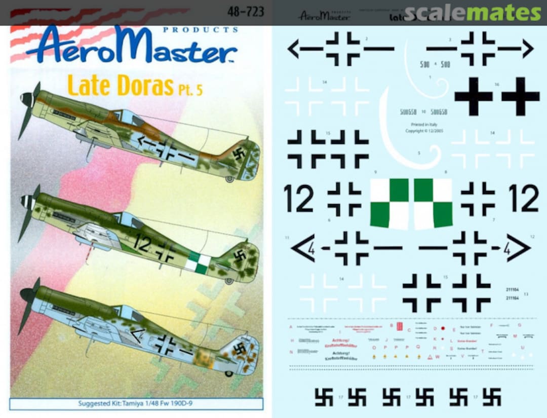 Boxart Late Doras Pt. 5 48-723 AeroMaster Boxart Late Doras Pt. 5 48-723 AeroMaster