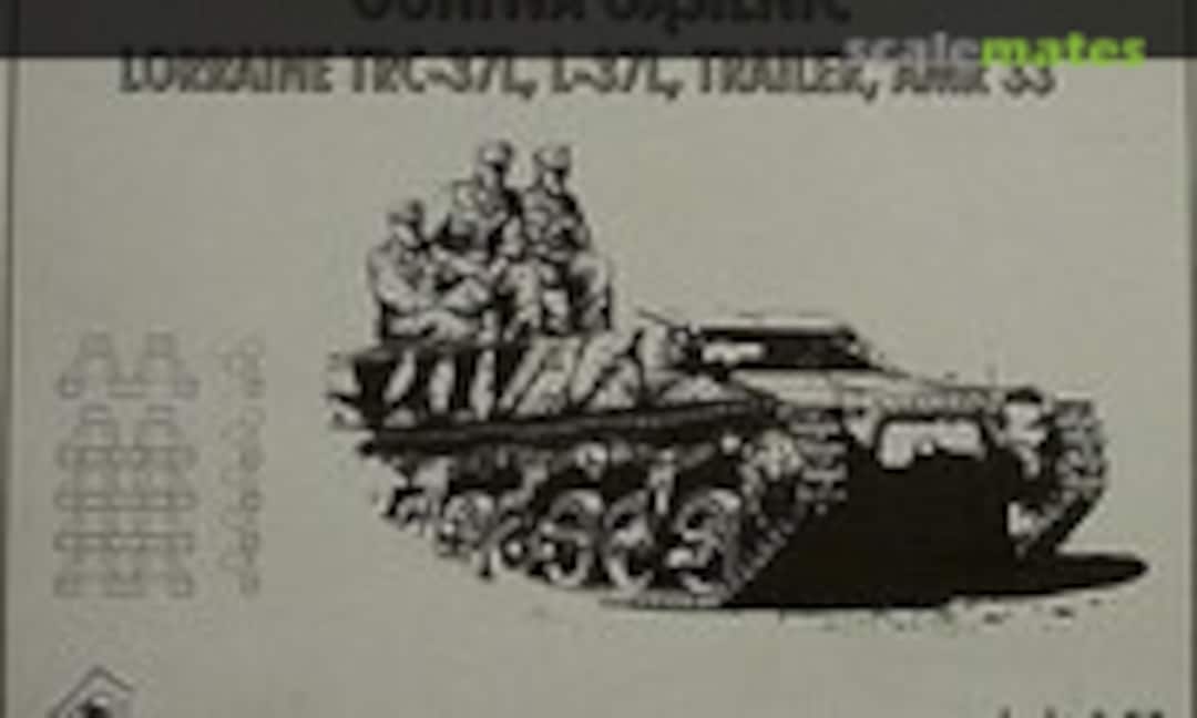 1:35 Tracks Link Set Lorraine TRC-37L, L-37L, Trailer, AMR 33 (RPM AMR33)