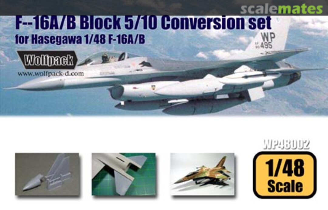 Boxart F-16A/B Block 5/10 Conversion Set WP48002 Wolfpack Boxart F-16A/B Block 5/10 Conversion Set WP48002 Wolfpack