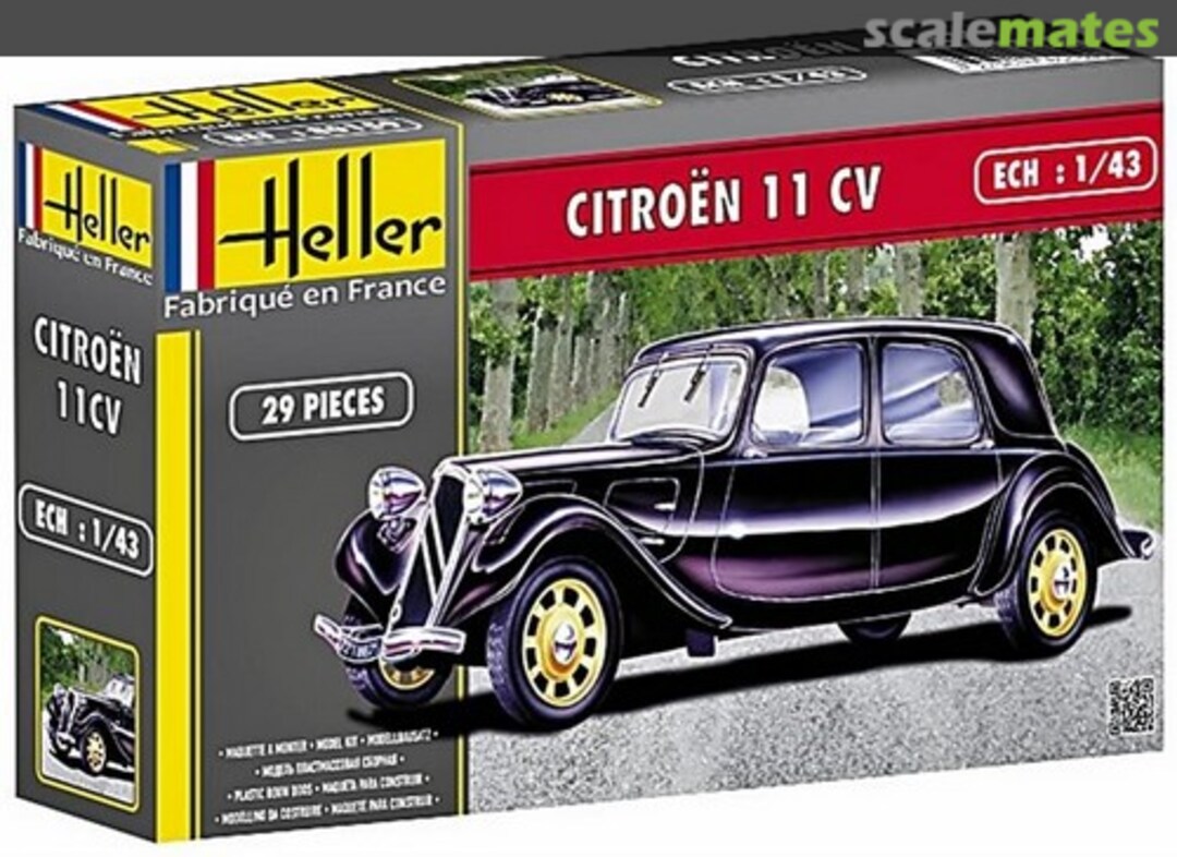 Boxart Citroën 11 CV 80159 Heller Boxart Citroën 11 CV 80159 Heller