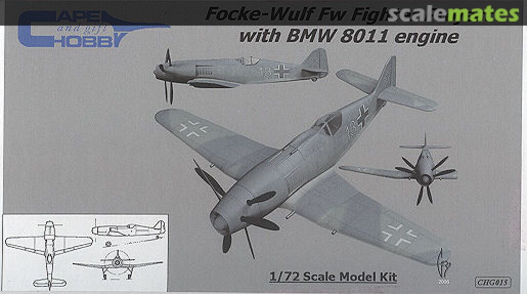 Boxart Focke-Wulf Fw Fighter Project CHG 015 Cape Hobby & Gift Boxart Focke-Wulf Fw Fighter Project CHG 015 Cape Hobby & Gift
