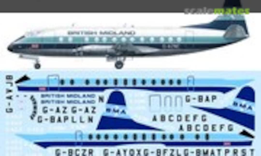 1:144 Vickers Viscount 813, 814, 815, 816, 838 (F-RSIN FRP4056)