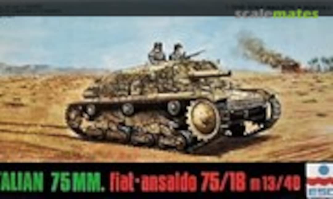1:72 Fiat-Ansaldo 75/18 M13/40 (ESCI 8031)