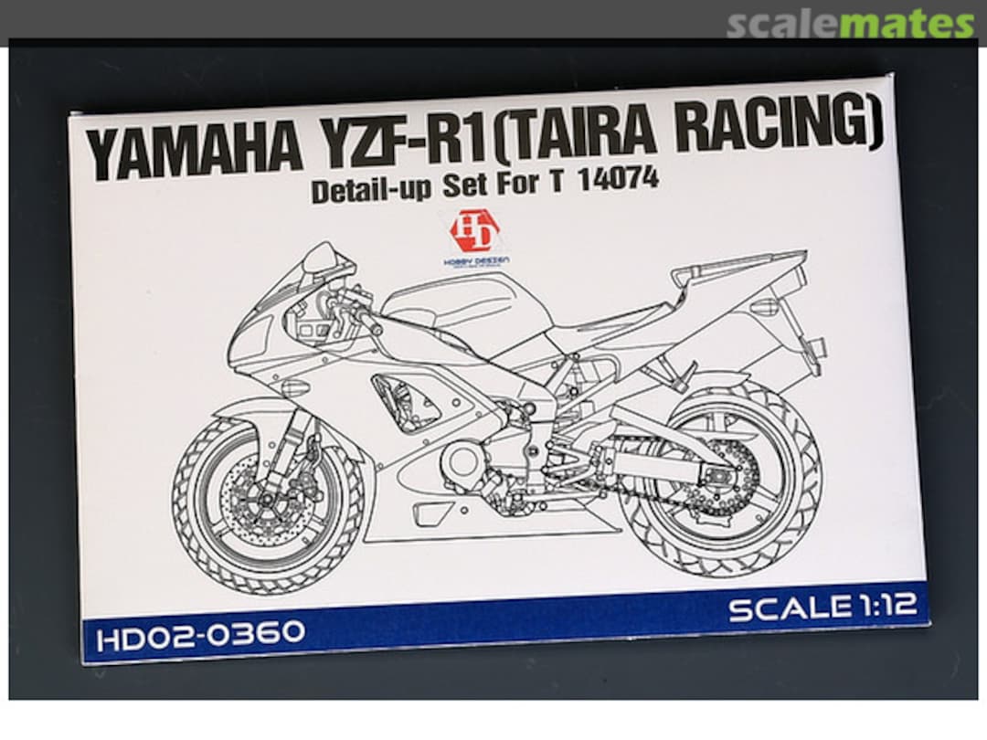 Boxart Yamaha YZF-R1 (Taira Racing) Detail-Up Set HD02-0360 Hobby Design Boxart Yamaha YZF-R1 (Taira Racing) Detail-Up Set HD02-0360 Hobby Design