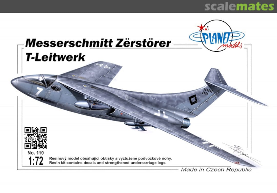 Boxart Messerschmitt Zerstörer II PLT110 Planet Models