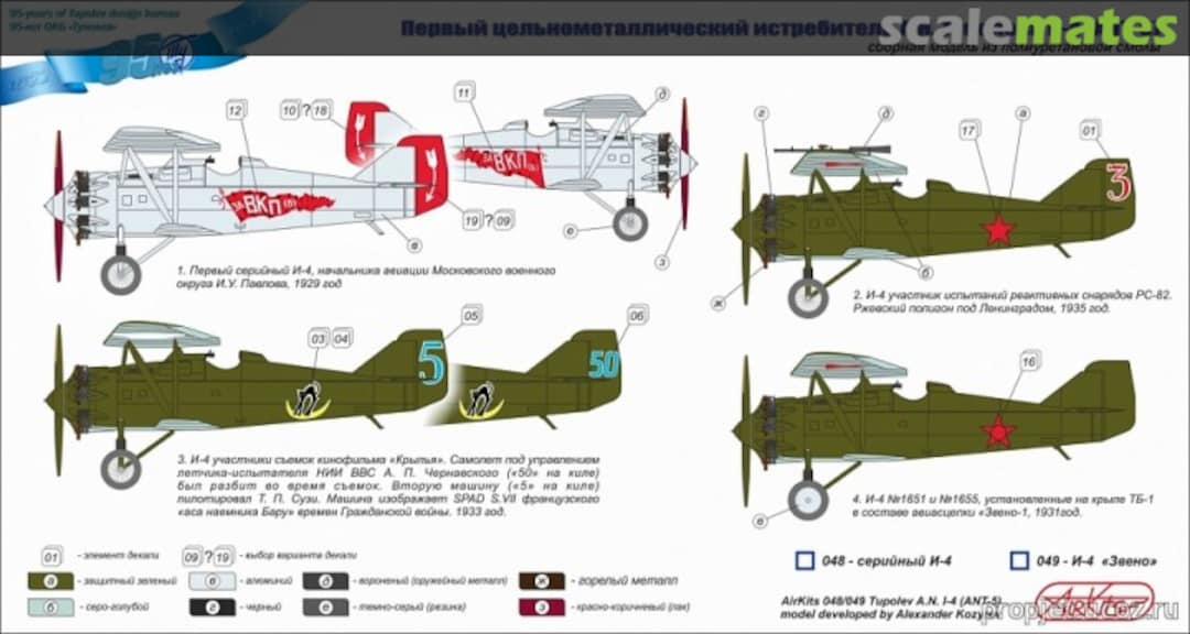 Boxart Tupolev I-4 "Zveno" 049 Airkits Boxart Tupolev I-4 "Zveno" 049 Airkits