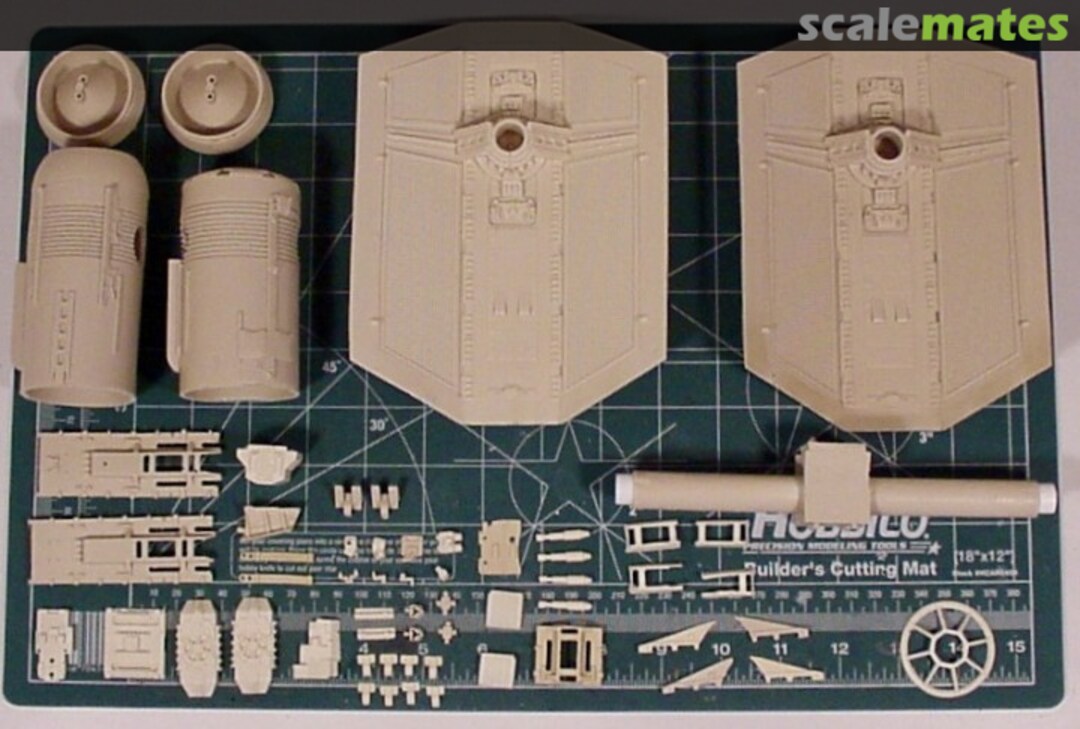 Boxart Twin hulled bomber 003 Garage Kit