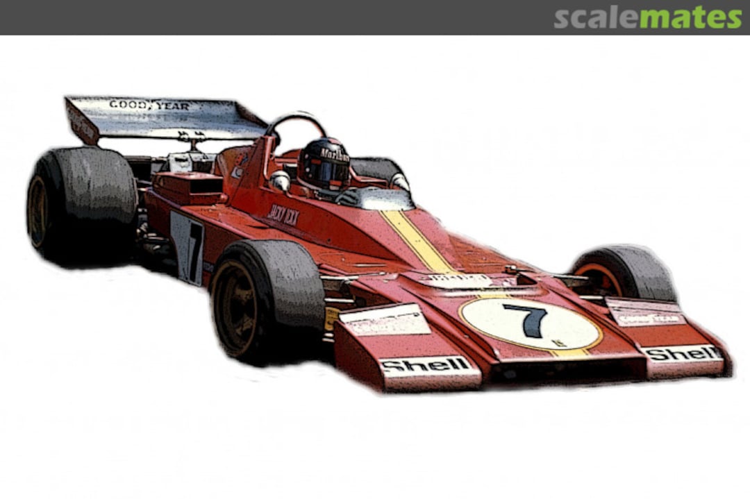 Boxart Ferrari 312 B3 Shell #7 1973 SLK122 Tameo Kits Boxart Ferrari 312 B3 Shell #7 1973 SLK122 Tameo Kits