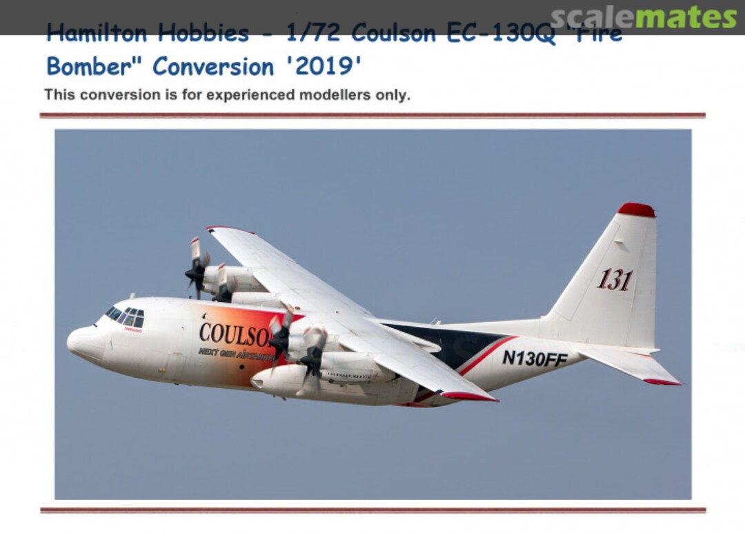 Boxart Coulson EC-130Q 'Fire Bomber' Conversion '2019' Hamilton Hobbies Boxart Coulson EC-130Q 'Fire Bomber' Conversion '2019' Hamilton Hobbies