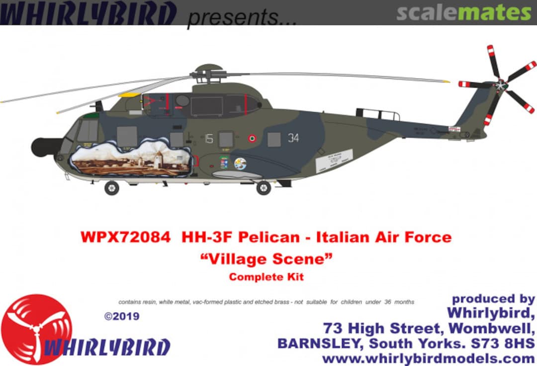 Boxart HH-3F Pelican WPX72084 Whirlybird Boxart HH-3F Pelican WPX72084 Whirlybird