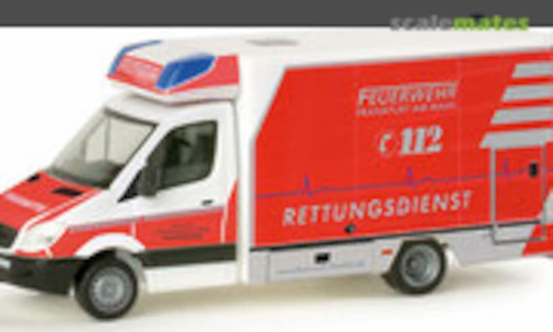 1:87 Mercedes Benz Sprinter RTW Feuerwehr Frankfurt (Herpa 048361)
