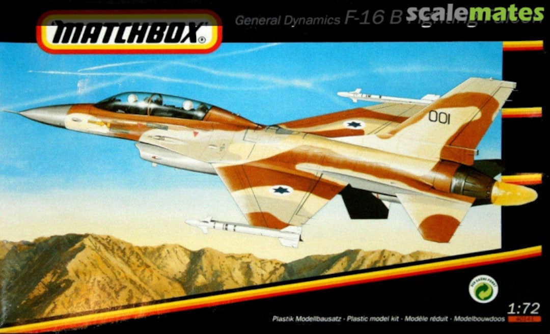 Boxart General Dynamics F-16 B Fighting Falcon 40141 Matchbox