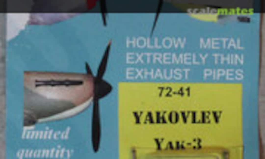 1:72 YAKOVLEV Yak-3 (Moskit 72-41) 72-41