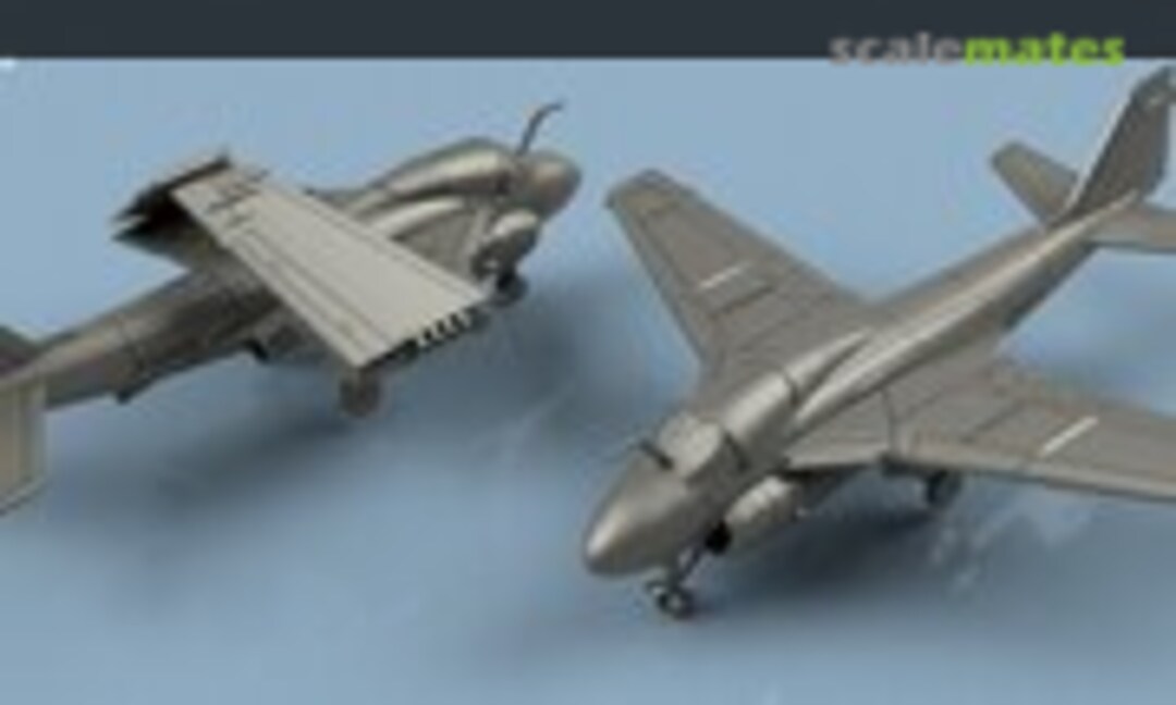 1:400 Grumann KA-6 D Intruder unfolded wings (5 planes) (L'Arsenal 3D400174)