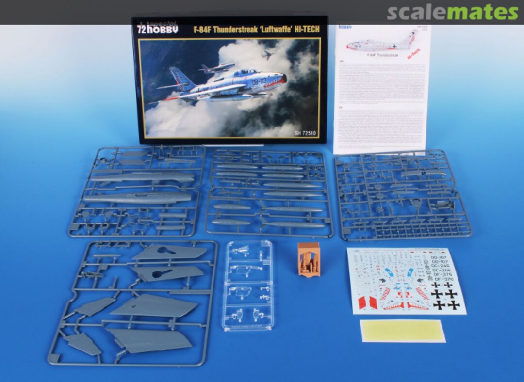 Contents F-84F Thunderstreak SH 72510 Special Hobby Contents F-84F Thunderstreak SH 72510 Special Hobby