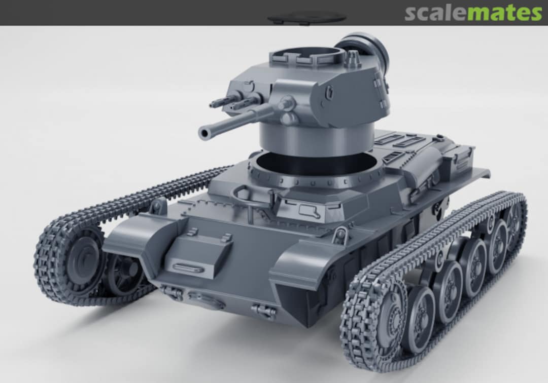 Boxart Light tank Stridsvagn L-60 m/40L 72011822 EMP3d Boxart Light tank Stridsvagn L-60 m/40L 72011822 EMP3d