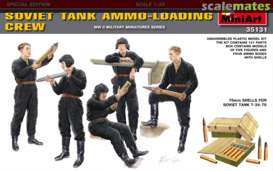Boxart Tank Ammo-Loading Crew 35131 MiniArt Boxart Tank Ammo-Loading Crew 35131 MiniArt