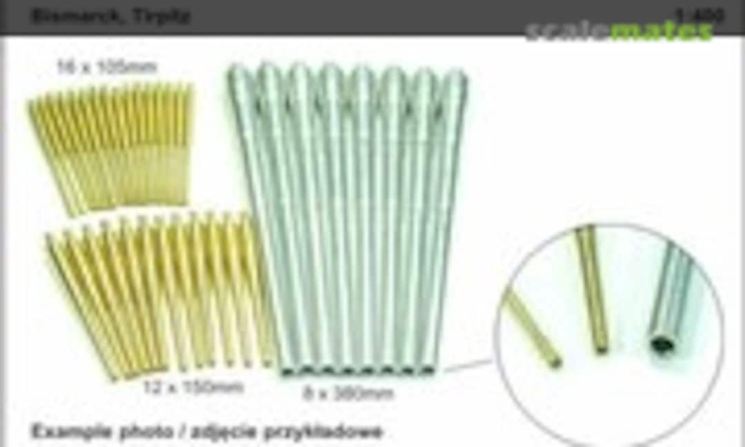 1:400 Bismarck Tirpitz Armament (RB Model 400L03)