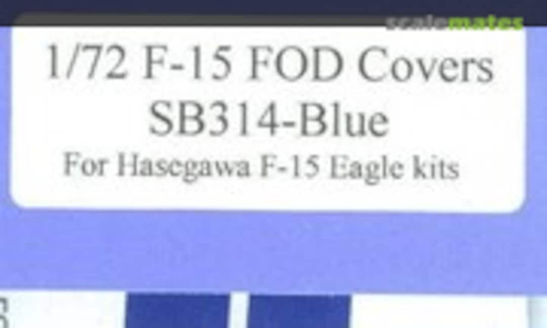 1:72 Blue F-15 Eagle FOD Covers (Steel Beach 73014) 73014