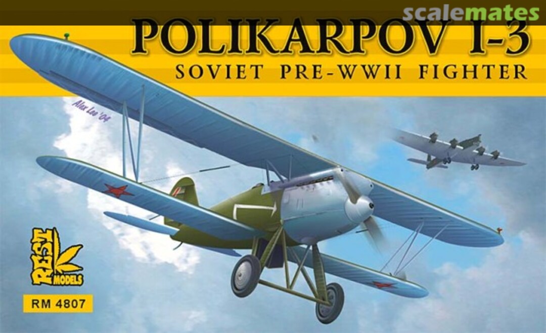 Boxart Polikarpov I-3 RM4807 Rest Models