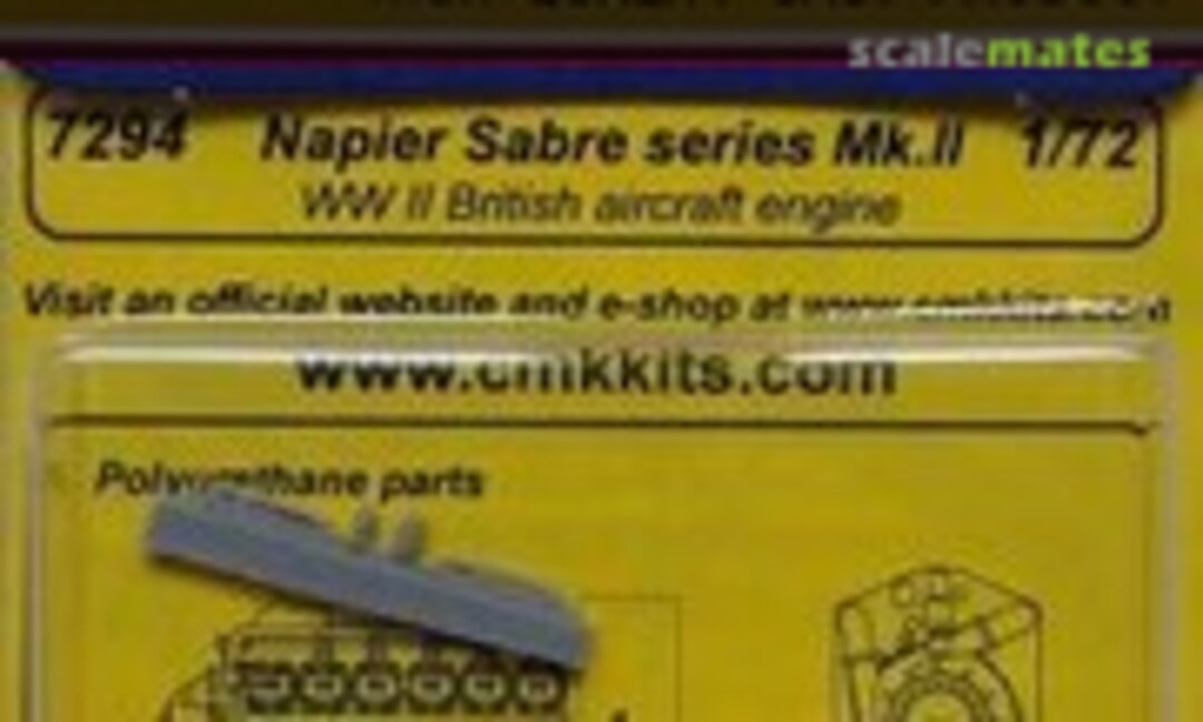 1:72 Napier Sabre series Mk.II WW II British aircraft engine (CMK 7294) 7294