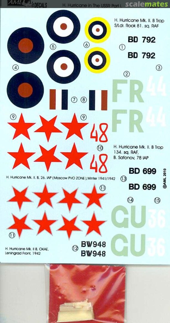 Contents Hawker Hurricane in the USSR - Part I AMLD72009 AML Contents Hawker Hurricane in the USSR - Part I AMLD72009 AML