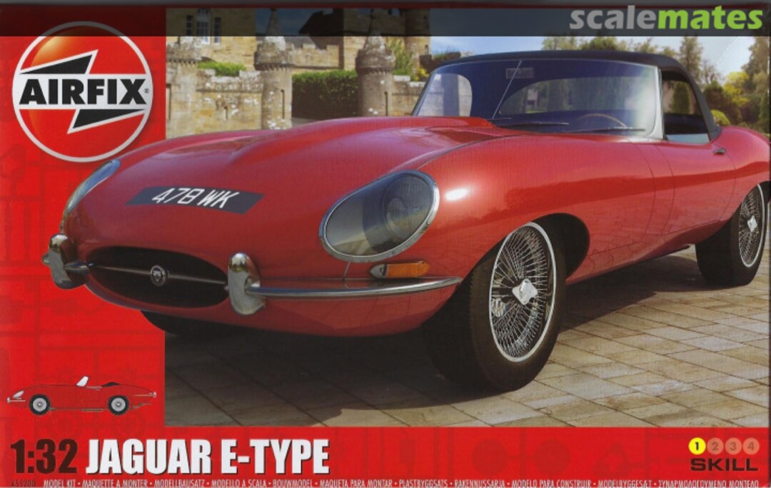 Boxart Jaguar E-Type A55200 Airfix Boxart Jaguar E-Type A55200 Airfix