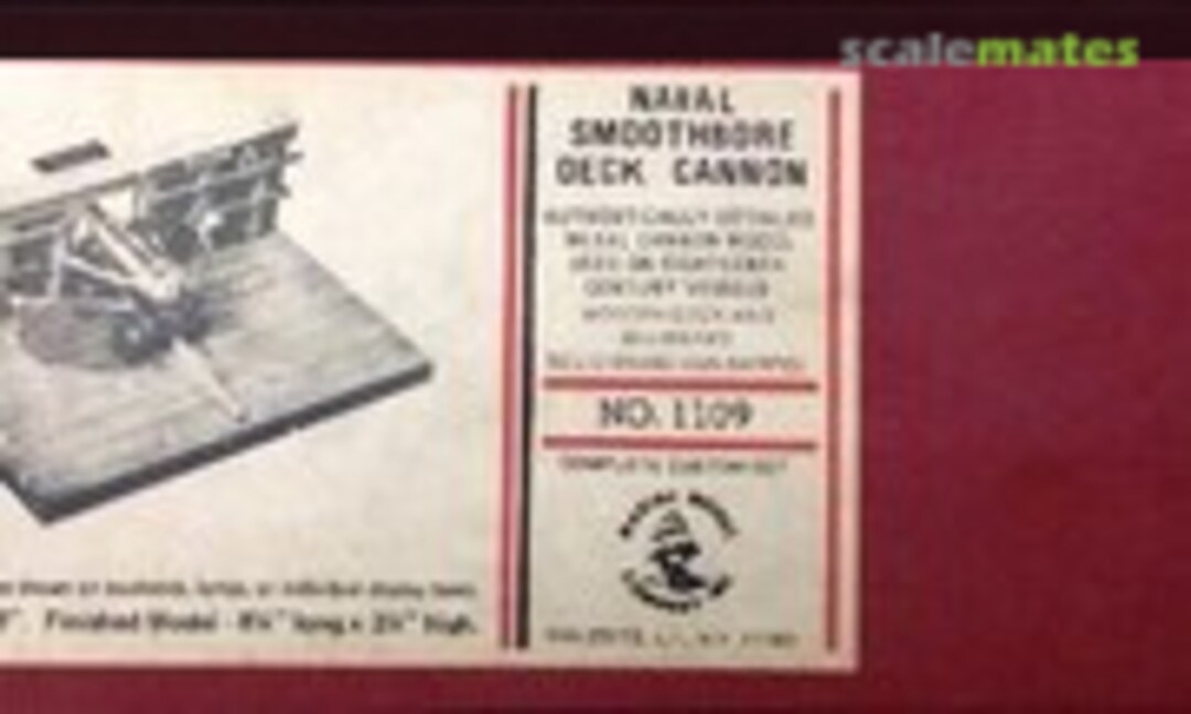 1:24 Naval Smoothbore Deck Cannon (Marine Model Company 1109)