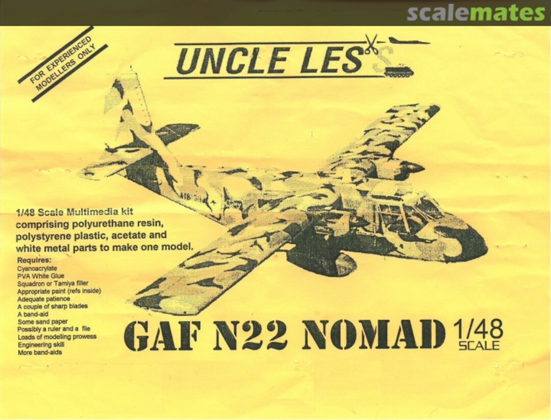 Boxart GAF N22 NOMAD Uncle Les Boxart GAF N22 NOMAD Uncle Les