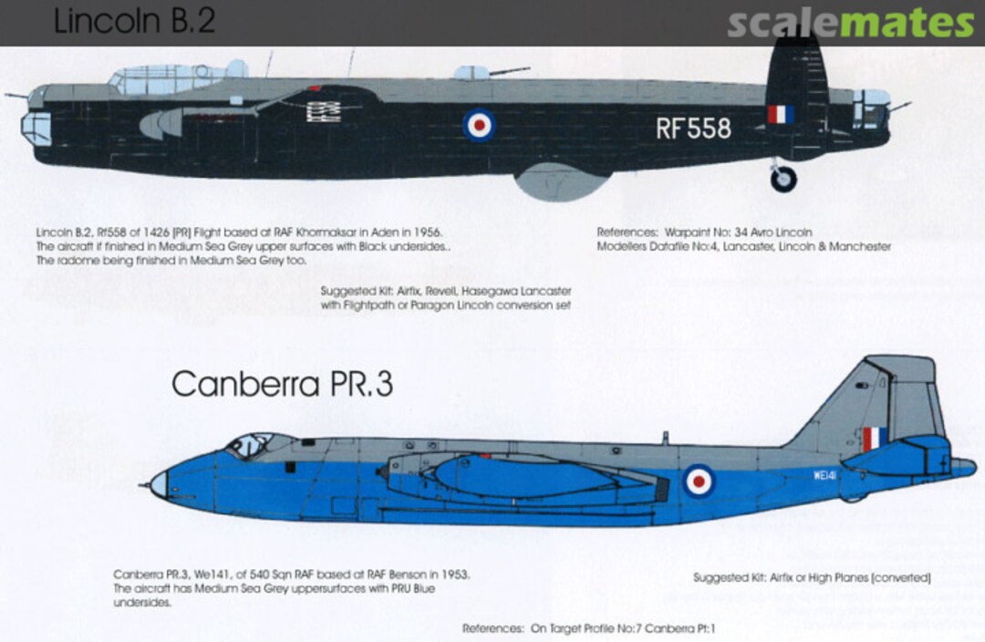 Boxart Decals - RAF 1950's PR BMD72022 Blackbird Models Boxart Decals - RAF 1950's PR BMD72022 Blackbird Models