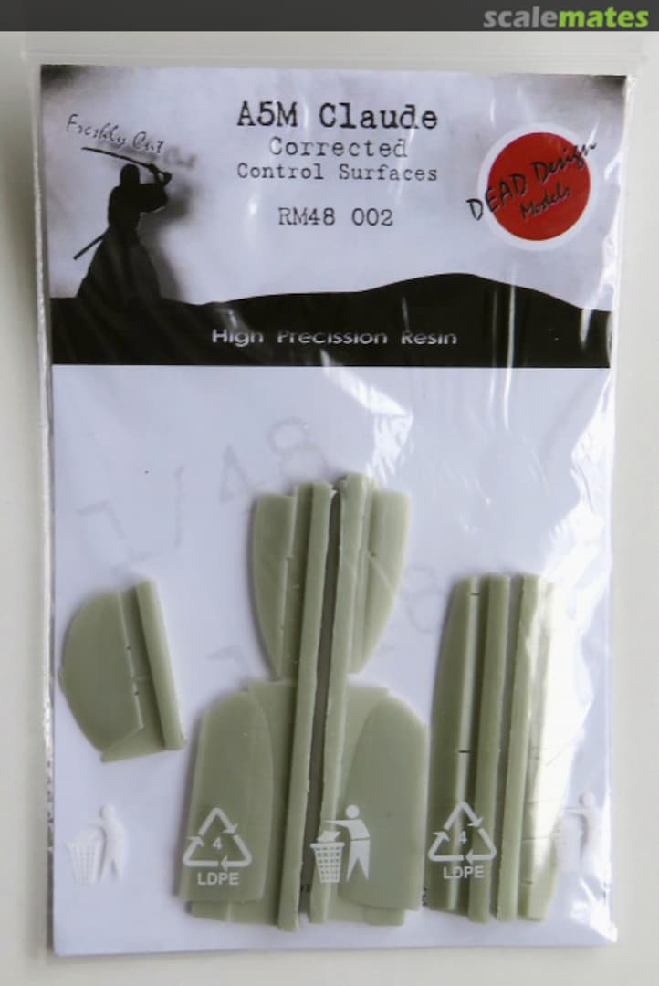 Boxart A5M Claude Corrected Control Surfaces RM48002 DEAD Design Models Boxart A5M Claude Corrected Control Surfaces RM48002 DEAD Design Models