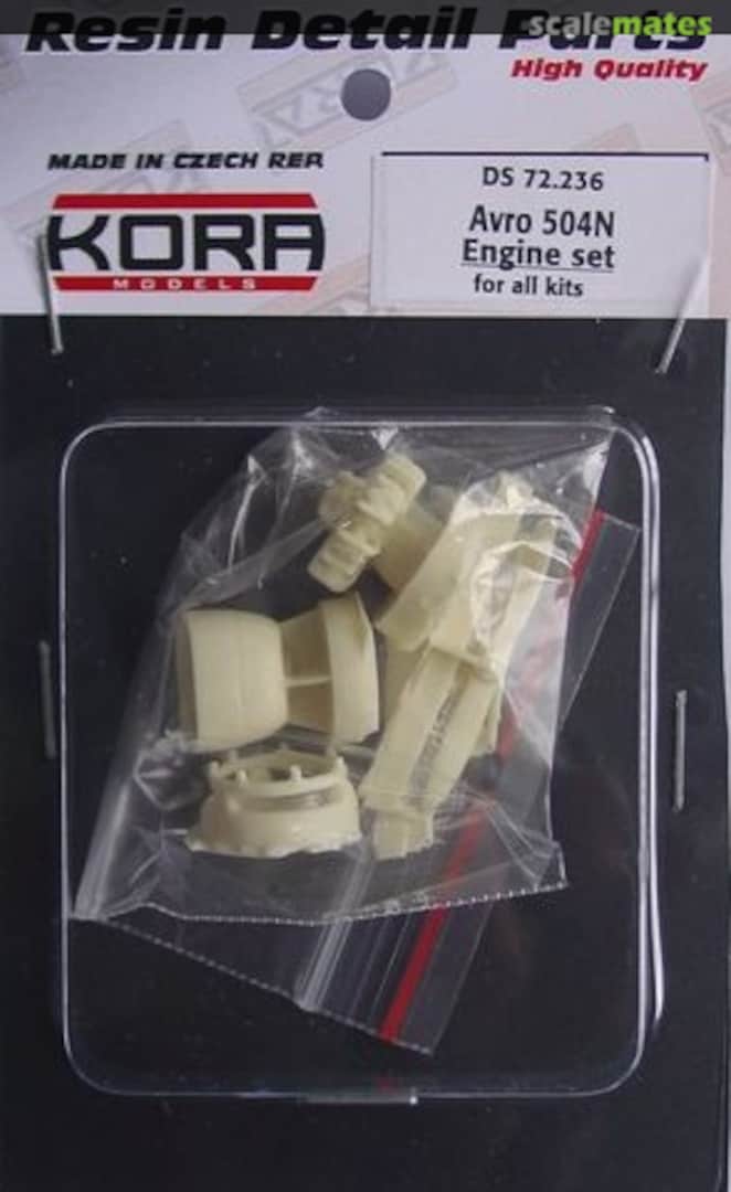 Boxart Avro 504N Engine set DS72236 Kora Models