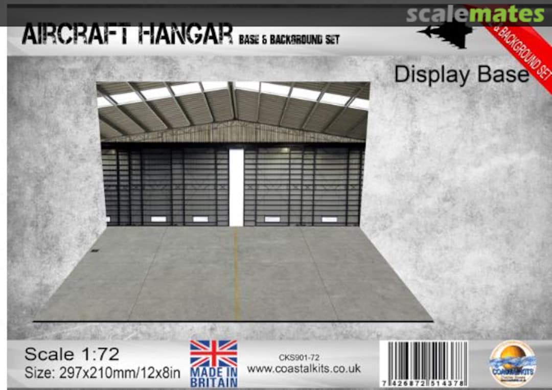Boxart Hangar Base & Background 297 x 210 x 297mm CKS901-72 Coastal Kits Boxart Hangar Base & Background 297 x 210 x 297mm CKS901-72 Coastal Kits