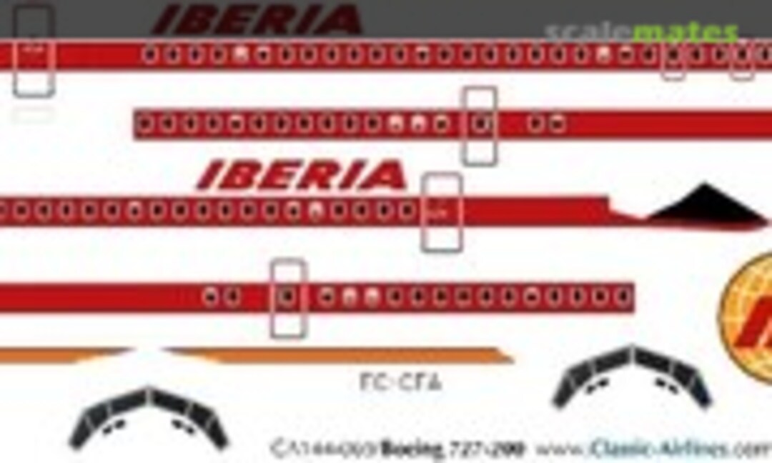 1:144 Iberia (delivery) 727 (Classic Airlines CA144-069) CA144-069